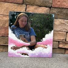 Instagram Artwithfrances Mirror Painting Cloud Painting Painting Art Projects Discarding the transparent, card sheet, and backing layers of the mossebo left me with the frame, the cardboard. mirror painting cloud painting