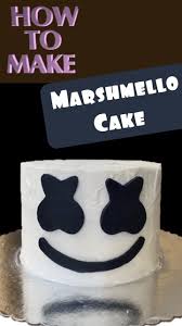 Made this marshmello face cake for the first time. Marshmello Dj Cake Decoration Tutorial Fortnite Skin Dj Cake Cake Decorating Tutorials Drippy Cakes