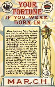 Your Fortune If You Were Born In March March Born Astrology Aries Birthstone