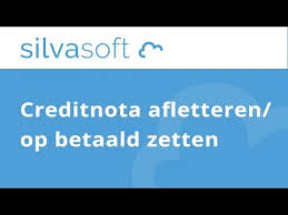 Hoe Boek Ik Een Factuur En Een Creditfactuur Tegenover Elkaar Weg Silvasoft