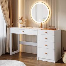 Origin Ellie White Makeup Vanity Desk