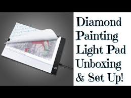 Diamond Painting Light Pad Unboxing Set Up Youtube
