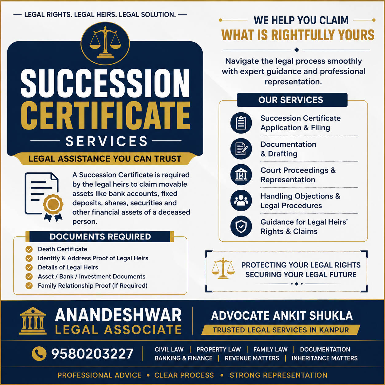 SUCCESSION CERTIFICATE product image
