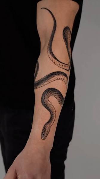 Snake Tattoo Arm Wrap