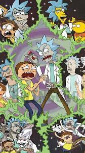 Rick And Morty Iphone Wallpaper Wallpapers Iphone 45 Rick And Morty Poster Rick And Morty Cartoon