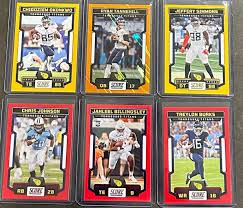 NUMBERED FOOTBALL CARD LOT