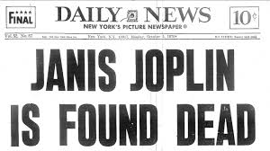 October 4, 1970: Janis Joplin Dies At 27, And The World Is Eerily ...