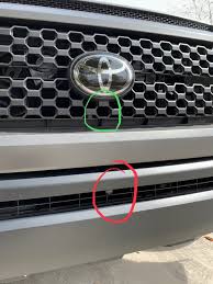 Front grille garnish radar sensor cover for tacoma trd pro 2018 & 2019 tss sensor cover $19.90. Front Camera 2018 Toyota Tundra Forum
