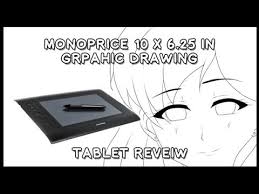 25.4 x 15.9 x 5.1 centimeters. Monoprice 10 X 6 25 In Graphic Drawing Tablet 10594 Review Youtube