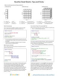 Recommend calculus cheat sheet (self.learnmath). Collection 10 Best Numpy Cheat Sheets Every Python Coder Must Own Finxter