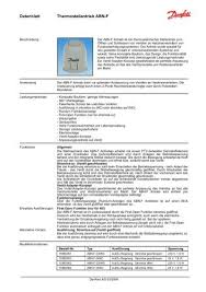 Check spelling or type a new query. Datenblatt Thermostellantrieb Abn F Danfoss