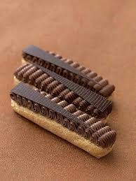 Chocolate Eclairs Plated Desserts Fancy Desserts