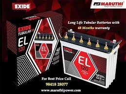 Maruthi Power Control Systems We Are Selling A Product Of Exide Tubular Batteries With 48 Months Warrenty For Details Co Power Cctv Camera Social Media