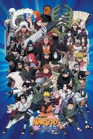 Naruto Characters Poster 24in X 36in Anime Naruto Shippuden Characters Anime Naruto