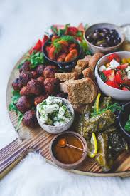 Plant Based Greek Platter Drizzled In Olive Oil Foodbymaria Recipes Food Platters Meze Platter Greek Dinners