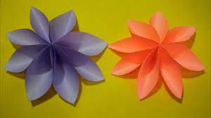 You can help the kids to decorate these flowers and pots with different things. Diy Paper Flower For Kids Easy Paper Flower Craft Ideas Youtube