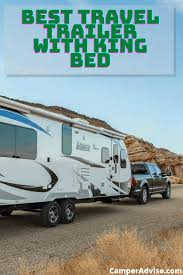 Wifi, basic cable, and a washer/dryer are available for guests' use. Best Travel Trailers With King Bed Updated July 2021