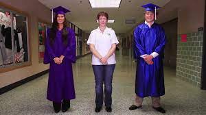 Sleeves should measure below your elbow and above your wrist. High School Cap Gown Instructional Video Herff Jones Youtube