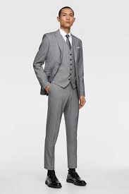 Designer herren anzug tailliert herrenanzug mit wolle hochzeitsanzug sakko mit hose glanz schwarz braun silber modetrends 2019 für männer! Donegal Anzugweste