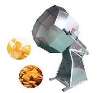 Drum Fried Food Snacks Seasoning Coating Mixer Flavor Mix Machine Stainless  Steel