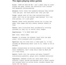 The Signs Playing Video Games Hahahha Gemini Wow Me Pffft Playing Video Games Horoscope Funny Video Games