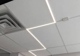 Because Airelight Linear Sc 1 0 Directly Attaches To T Bar You Can Zig And Zag All You D Like Modern Office Lighting Linear Lighting Modern Led Lighting
