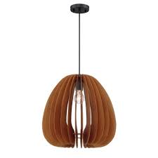 Designers Fountain Lika 1 Light Mehana Wood Hanging Pendant 3543 318 The Home Depot Hanging Pendants Designers Fountain Light