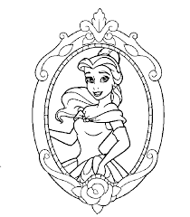 100 free coloring pages for kids we have collected all the most beloved characters from disney cartoons in coloring pages on our website. Disney Princesses Belle Coloring Pages Coloring4free Coloring4free Com