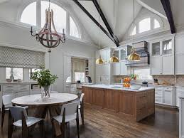 The right kitchen ceiling lights can make your kitchen look and feel bigger. 30 Stylish Light Fixtures For Your Kitchen Kitchen Lighting Ideas Hgtv