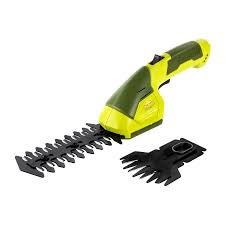 Sun Joe 7 2 Volt 6 In Dual Cordless Electric Hedge Trimmer Battery Included Lowes Com In 2020 Sun Joe Hedge Trimmers Hedges