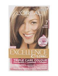 L Oreal Paris Excellence Dark Blonde 7 Product Photo Hair Color Chart Brown Hair Color Chart Loreal Preference Hair Color