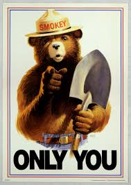 But portable extinguishers have limitations. Smokey Bear Wikipedia