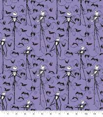 With no stretch and is also soft and vibrant in color. Disney Nightmare Before Christmas Cotton Fabric Jack Bats And Thorn Joann