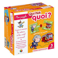 Mon Puzzle Qui Fait Quoi Jeux De Societe Enfant Oxybul Jeux Garcon