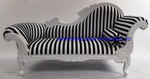 Black And White Sofa Medium French Chaise Longue Sofa White W Black White Stripe Lounge Bedroom Black And White Sofa White Sofa Bed Boutique Sofa