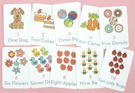 Free Printable Counting Flash Cards Printable Flash Cards Flashcards Toddler Learning Activities