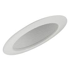All the best styles and brands, including juno, lightolier and more. 6 Inch White Recessed Sloped Ceiling Baffle Trim T663w Wh Destination Lighting