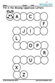 Give your child a head start on reading . Missing Alphabet Free Printable Pdf Worksheets Kids