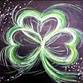 Homeschool Paint & Lunch: Neon Irish Shamrock event image