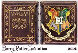Card is piece of thicker, inflexible paper or slender pasteboard, in particular one utilized for writing or printing on; Harry Potter Birthday Parties Printables Papier Bonbon