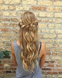 Prom Hair Inspiration Hair By Goldplaited Half Up Half Down Hairstyle Prom Hairstyle Prom Hair Long Hair Styles Hair Styles Beautiful Brown Hair