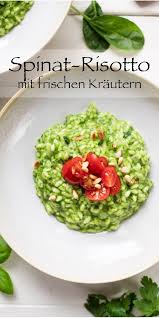 Spinat Risotto Mit Frischen Krautern Rezept Elle Republic Rezept Risotto Spinat Risotto Rezepte