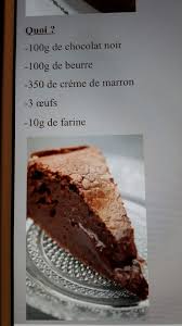 Image Recettes Sucrees De Ceci Du Tableau Sweet Recipes Patisserie Chocolat Recette