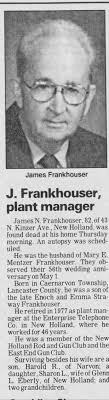 Obituary for James Frankhouser J. Frankhouser