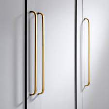 Premium Thin Solid Brass Bar Handles Modern Gold Cabinet Etsy In 2021 Gold Cabinet Hardware Door Bar Wardrobe Handles
