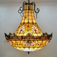 The great thing about tiffany ceiling fans light fixtures is they here are some inspirational ideas for ceiling fans and fanlight kits that feature stained glass decorative light shades. China Custom Large Baroque Tiffany Pendant Lamp Chandelier With Stained Glass China Tiffany Ceiling Lamp Tiffany Pendant Lamp