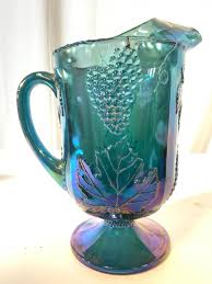 Some of the following patterns are especially rare and desirable: Carnival Glass Pitcher