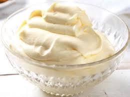 Christmas Cream Is A Cream Made From Mascarpone Eggs Sugar And Rum Easy To Prepare It Is Ideal As A Dessert Wi Dessert Toppings Food Christmas Gourmet Food