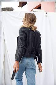 The Frankie Biker Frankie Biker Style Leather Jacket Black