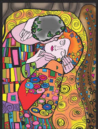 Widzimy jednak także odwrotne działanie. Zestaw Do Kolorowania Gustav Klimt Pocalunek Painting Velvet Sklep Empik Com